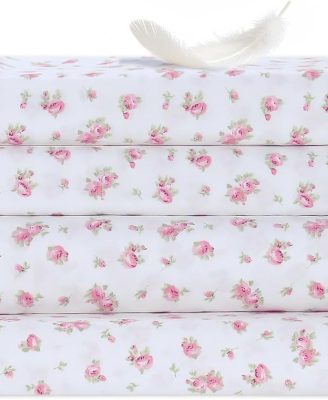 Modern Threads Silky Soft Microfiber and Wrinkle Free Sheets - Luxurious Microfiber Bed Sheets Includes Flat Sheet, Fitted Sheet with Deep Pockets, & Pillowcases Ivory, Full